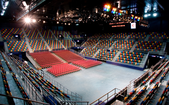 Arena in End-stage seating